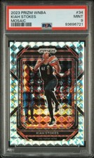 KIAH STOKES 2023-24 PANINI PRIZM WNBA MOSAIC PRIZM SP 1/3 PSA 9 Mint!!