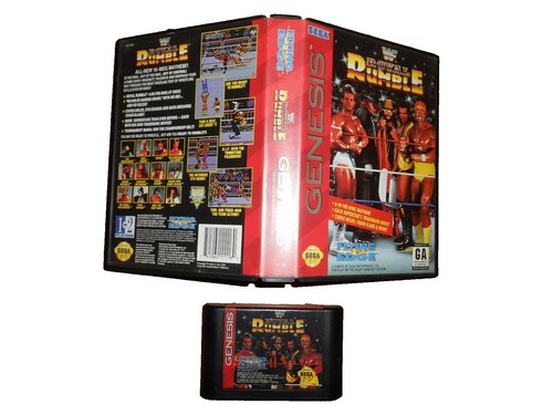 Jeu SEGA Mega Drive - WWF ROYAL RUMBLE - Version PAL Complète En Bon état