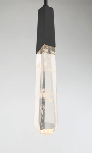 George Kovacs Drifting Droplets LED Mini Pendant, Coal - Picture 5 of 10