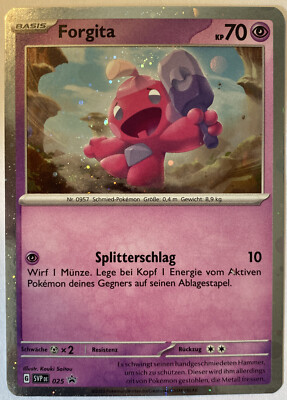 Pokemon Forgita HOLO | Deutsch SVP DE 025 Black Star Promo | Near Mint