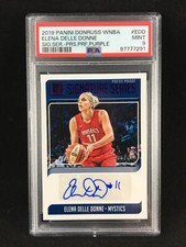 Pop 1 PSA 9 Elena Delle Donne 2019 Donruss WNBA Press Proof PURPLE /49 Auto