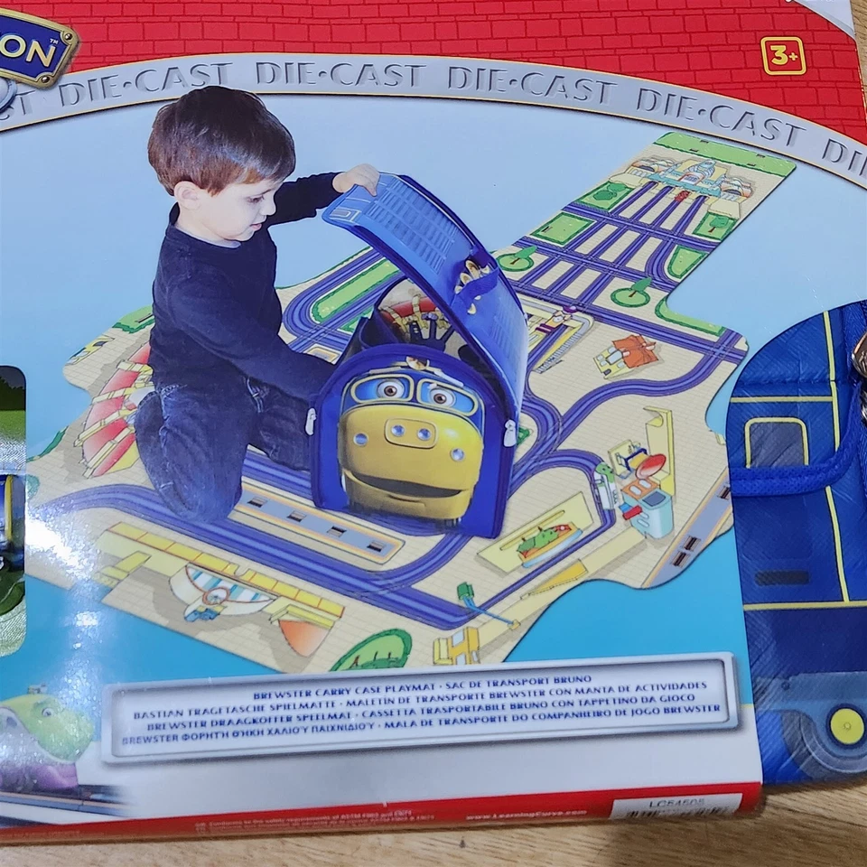 Chuggington Die-Cast Brewster Carry Case Playmat Metal Train Playset New 3+ - Image 2 of 4