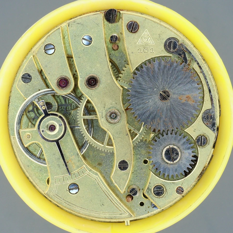 Piezas/Reparación Alpina 161 Pin Set 10j 18 Lignes Reloj Bolsillo Movimiento Foto 2 de 2