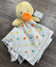 New Vintage Baby Carter's Duck Polka Dot Lovey Security Blanket