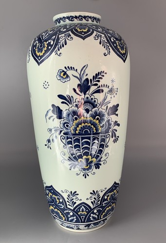 Porzellan Vase; Villeroy & Boch; Model Palm; Mettlacher Kupferdruck Unterglasur; - Bild 3 von 9