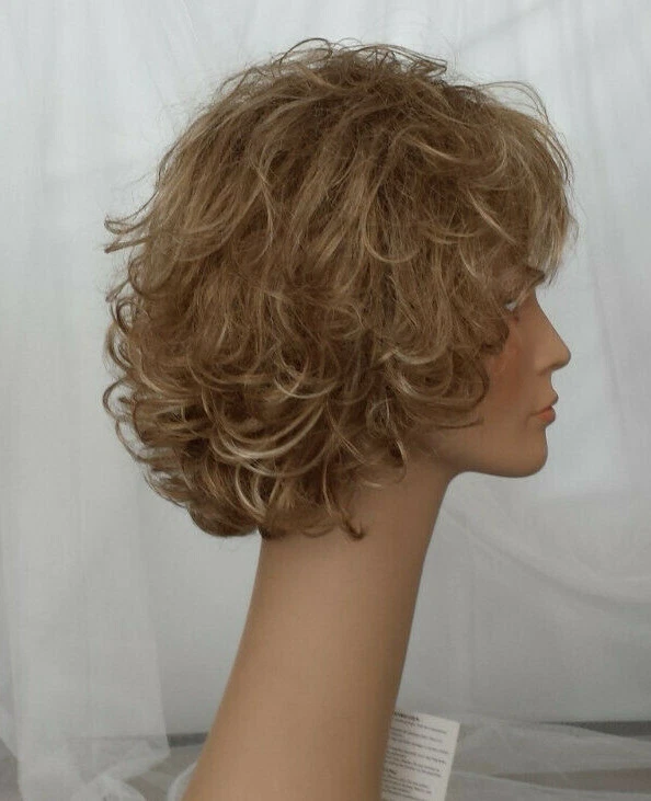 Hannah 1643 Short Curly Synthetic Bob Wig by Noriko Rene of Paris - Image 4 of 4