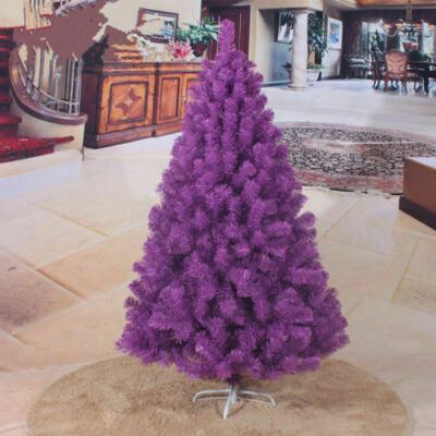 3-4ft 5ft 6ft 7ft Christmas Tree Undecorated Pink Purple Blue Gold Silver Black