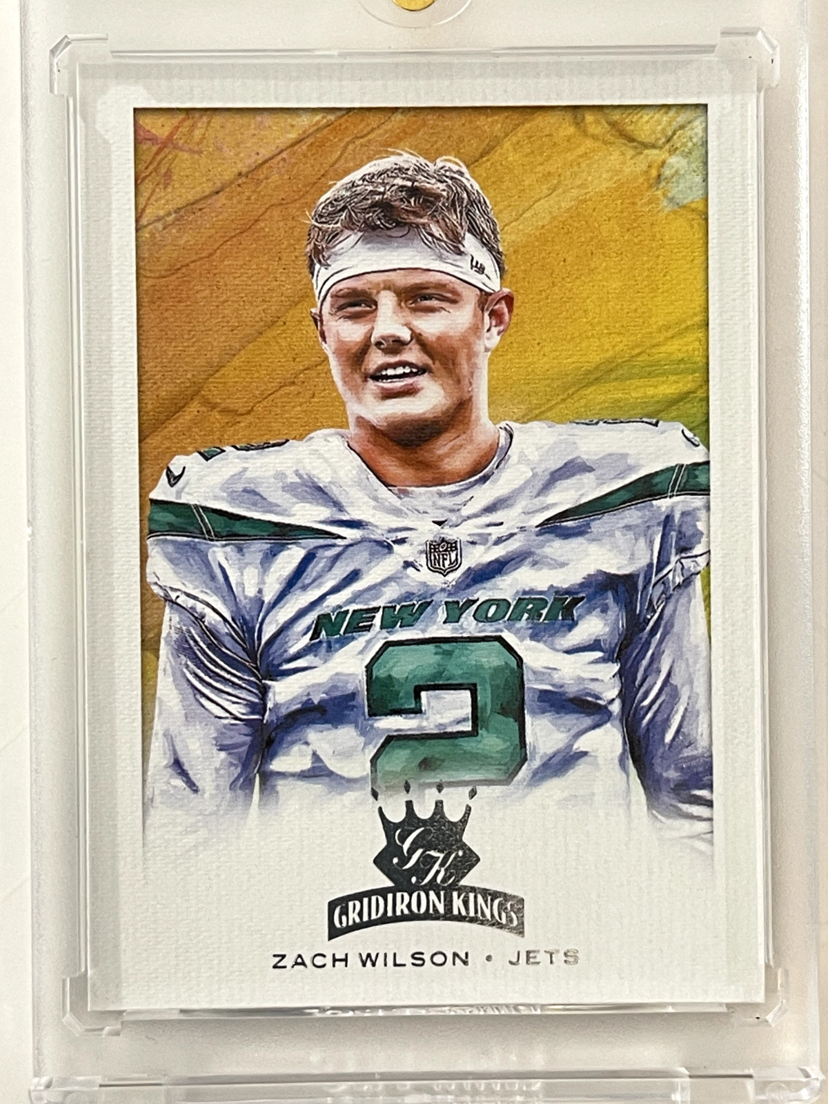 2021 Panini Chronicles Gridiron Kings Zach Wilson #GK-2 New York Jets