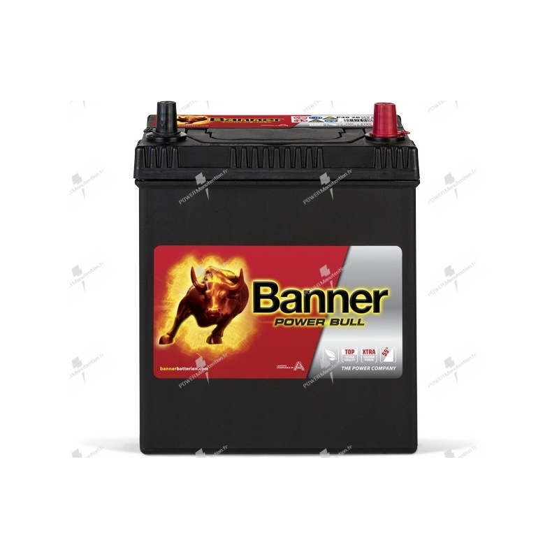 Batterie voiture Banner 12V 40Ah 330A Power Bull P4026 compacte