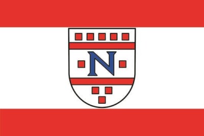Aufkleber Nack Flagge Fahne  12 x 8 cm Autoaufkleber