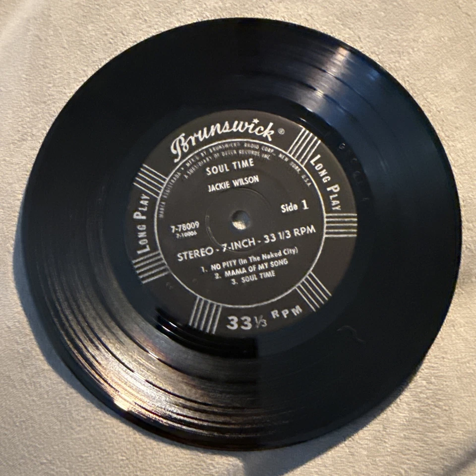Jukebox EP - Jackie Wilson - Soul Time - Brunswick - 7-78009 Foto 4 de 4