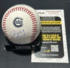 Daniel Palencia Signed Chicago Cubs Alt Logo Baseball Autographed Auto  JSA COA
