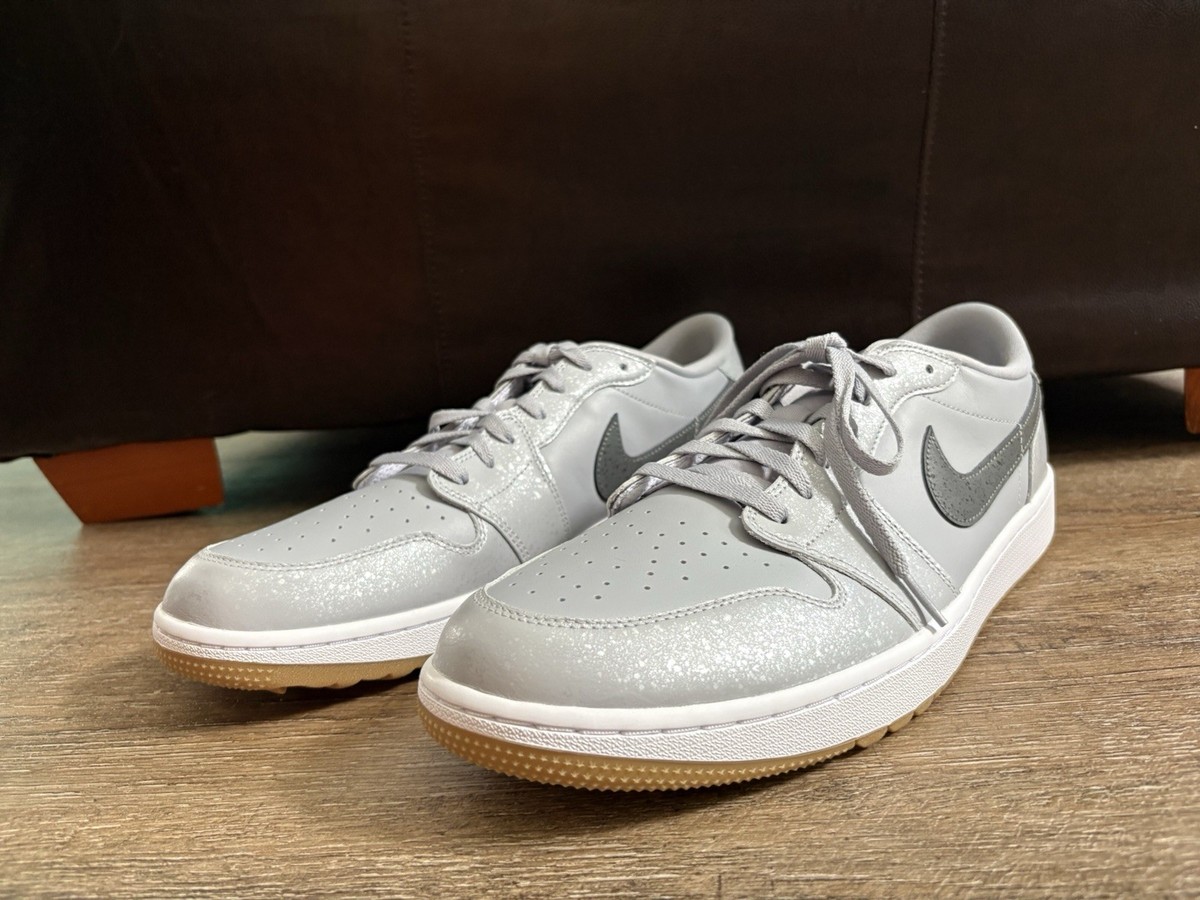 Nike Air Jordan 1 Low Golf Wolf Grey Gum Men's Sz 5M/6.5W DD9315