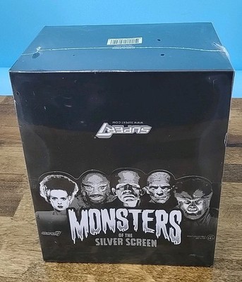 Universal Monsters of the Silver Screen Super 7 Reaction Figures New