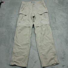 Columbia Pants Mens 30 Brown Convertible Tita...