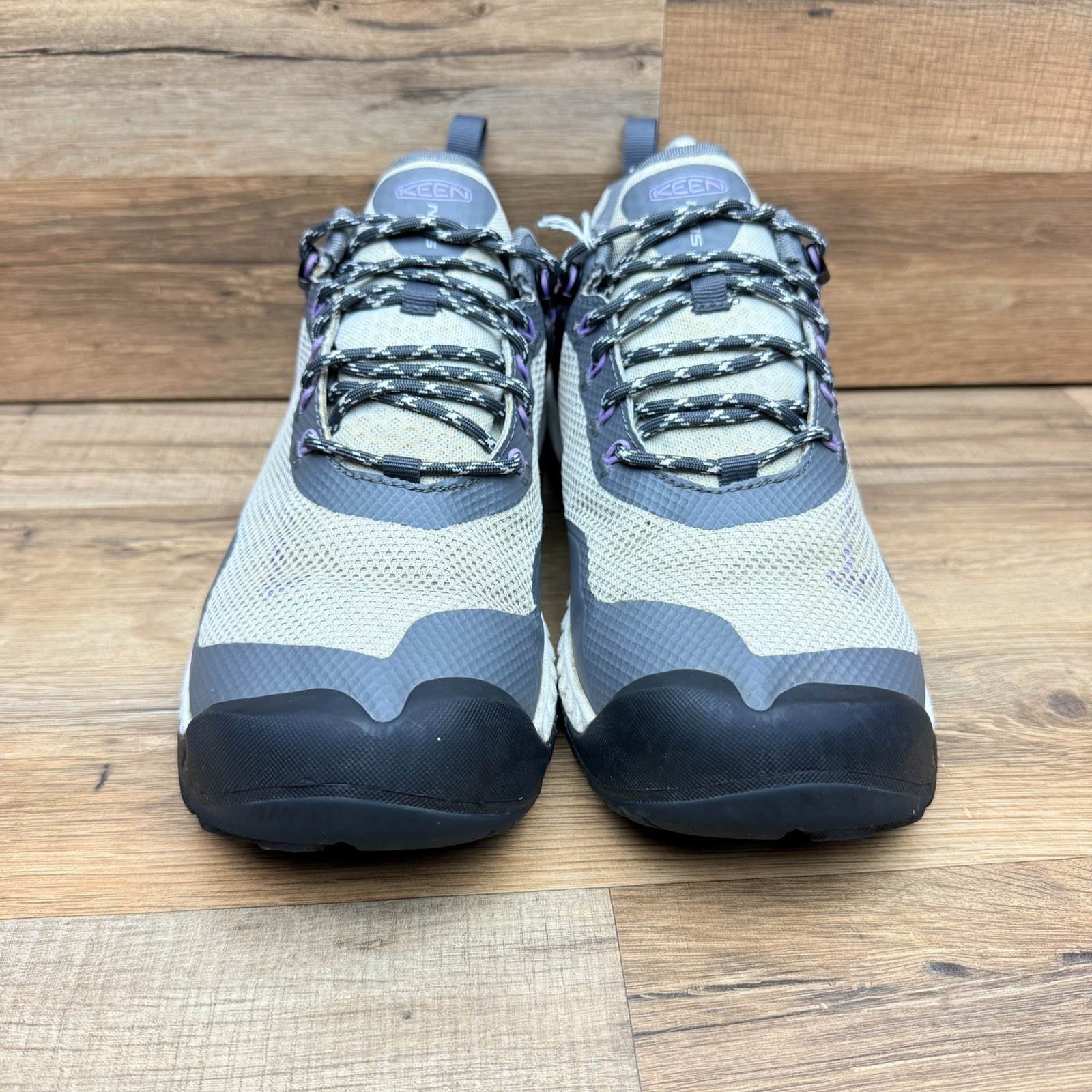 Scarpe KEEN NXIS EVO donna 10 grigio bianco sneakers impermeabili escursionismo outdoor