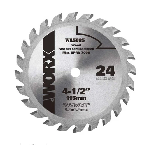 Hoja de repuesto de sierra circular WORX WA5085 4-1/2" WORXSAW - ¡Compra 1, obtén 1 gratis! Foto 2 de 3