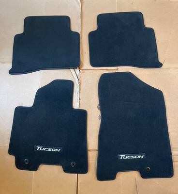 2019-2021 Hyundai Tucson Carpet Floor Mat 4 PC Set D3F14-AC010 BLACK OEM