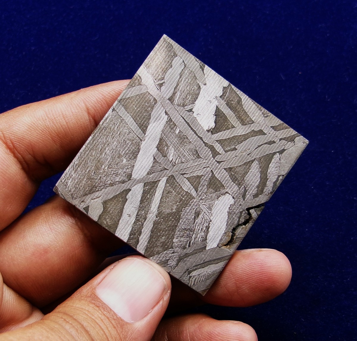 52.22 gram SEYMCHAN IRON METEORITE slice - stabile and