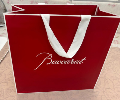 Baccarat  Tragetasche Papiertüte Neu! Perfekte Verpackung 42x43x20  cm