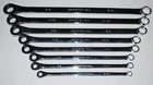 Craftsman 8pc 12-Point Long Beam XL Double Box End Ratcheting Wrench Set Inch