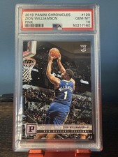 2019 Panini Chronicles #120 Zion Williamson Pink PSA 10