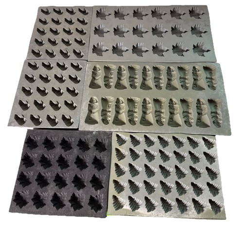 Voorhees Rubber MFG Co. Maple Candy Silicon Sheets Lot Of 6