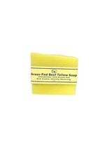 2 HUGE Unscented Grass-Fed Beef Tallow Soaps, Organic oils, All Skin,Sensitive