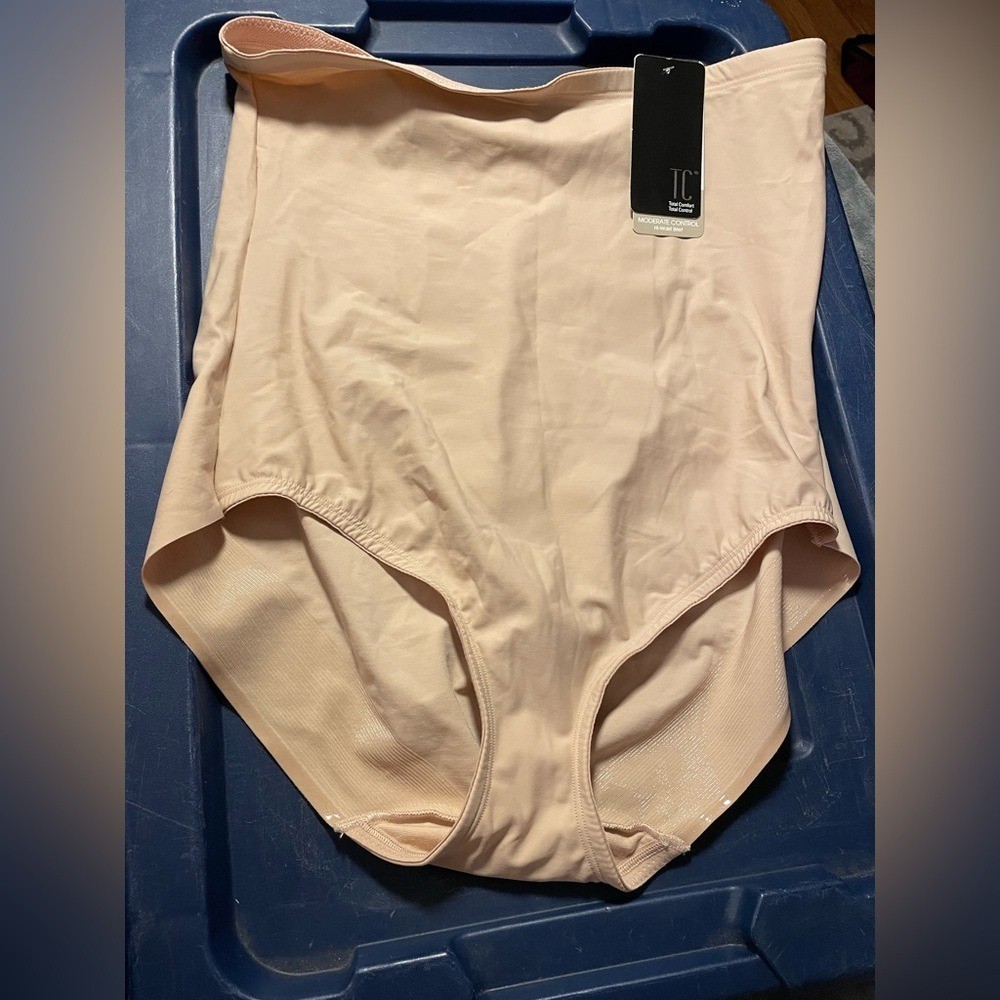 TC Fine Intimates Hi-Waist Brief, Moderate Control #4005, Size 3X New W/Tags
