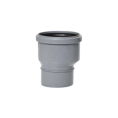 Airfit Reduzieradapter 61190RA DN 110 x 90, exzentrisch, aus Polypropylen, grau