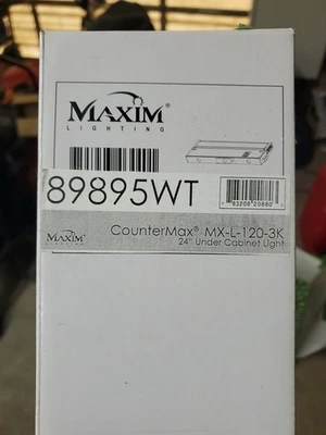 MAXIM LIGHTING Maxim Countermax Mx-L-120-3K Basic Under Cabinet Light in White