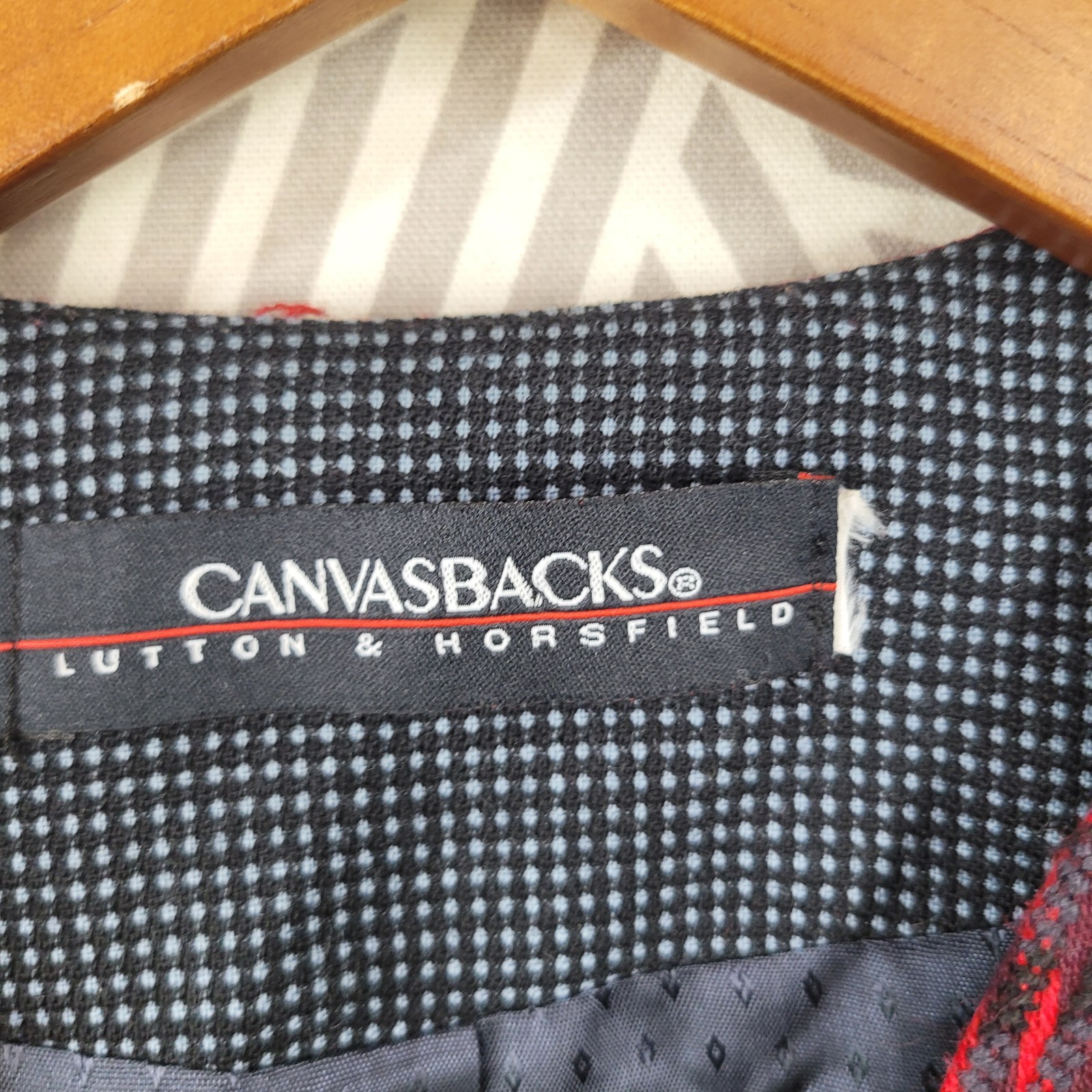 Vintage Canvasbacks XL Patchwork Jacket Plaid Woo… - image 7