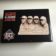 2018 SF Giants 60th Anniversary Mount Crushmore Statue UNOPENED 