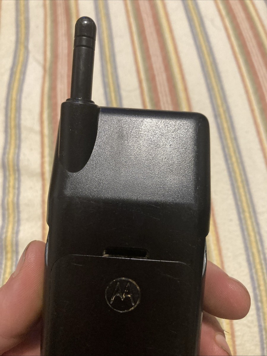 Vintage Motorola VST Model 425 Black Cordless Flip Phone Only Htf
