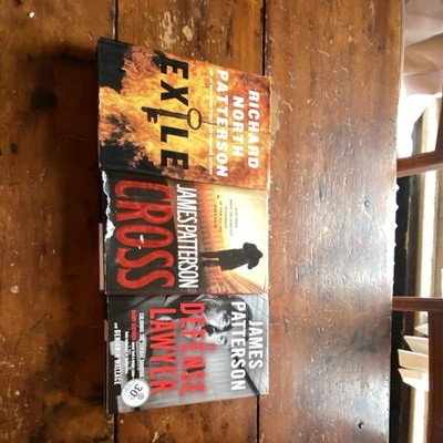 James Patterson, Richard North Patterson Exile, Cross, Defense Lawyer Hardcover