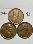 1929-PDS LINCOLN WHEAT CENT SET, "XF-AU" condition coins, set #96