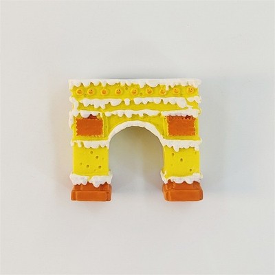 France Paris landmark Arc de Triomphe cake Tourist Travel 3D Resin Fridge Magnet