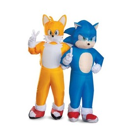 Sonic Movie 3 Sonic Inflatable Adult Costume | One Size Fits Most