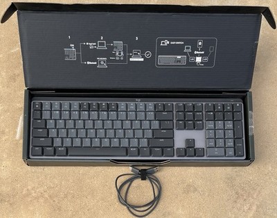Logitech MX Mechanical Wireless Illuminated Keyboard, Graphite Bluetooth Tested
