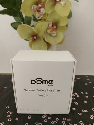 Dome Home Automation Wireless Z-Wave Battery-Powered Security White 