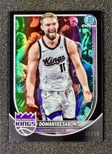 2025-26 Bowman Chrome Domantas Sabonis True Black Refractor #10/10 Kings