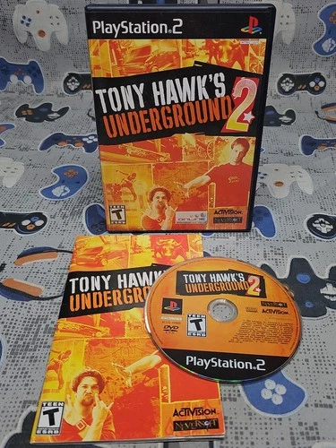 Tony Hawk's Underground 2 (Sony PlayStation 2, 2004) CLEANED & TESTED VG