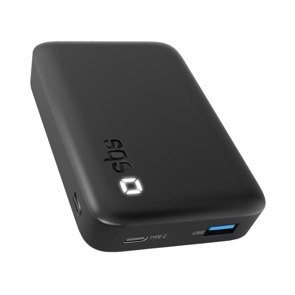 Powerbank SBS 10000 Mah High Density – Kompakt Mit USB-C- Und Usb-A-AnschlüSsen-image