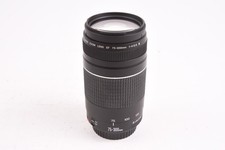 Canon EF 75-300mm f/4-5.6 III Telephoto Zoom Digital Camera Lens READ T-12046