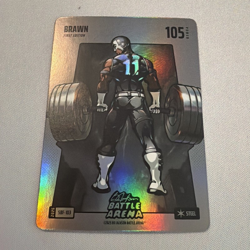 2026 Bo Jackson Battle Arena Brawn Silver Battlefoil Steel SBF-103