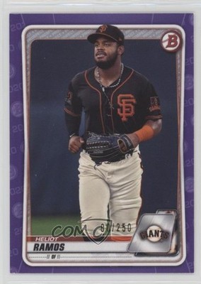 2020 Bowman Draft Purple Border 80/250 Heliot Ramos #BD-79 0hr