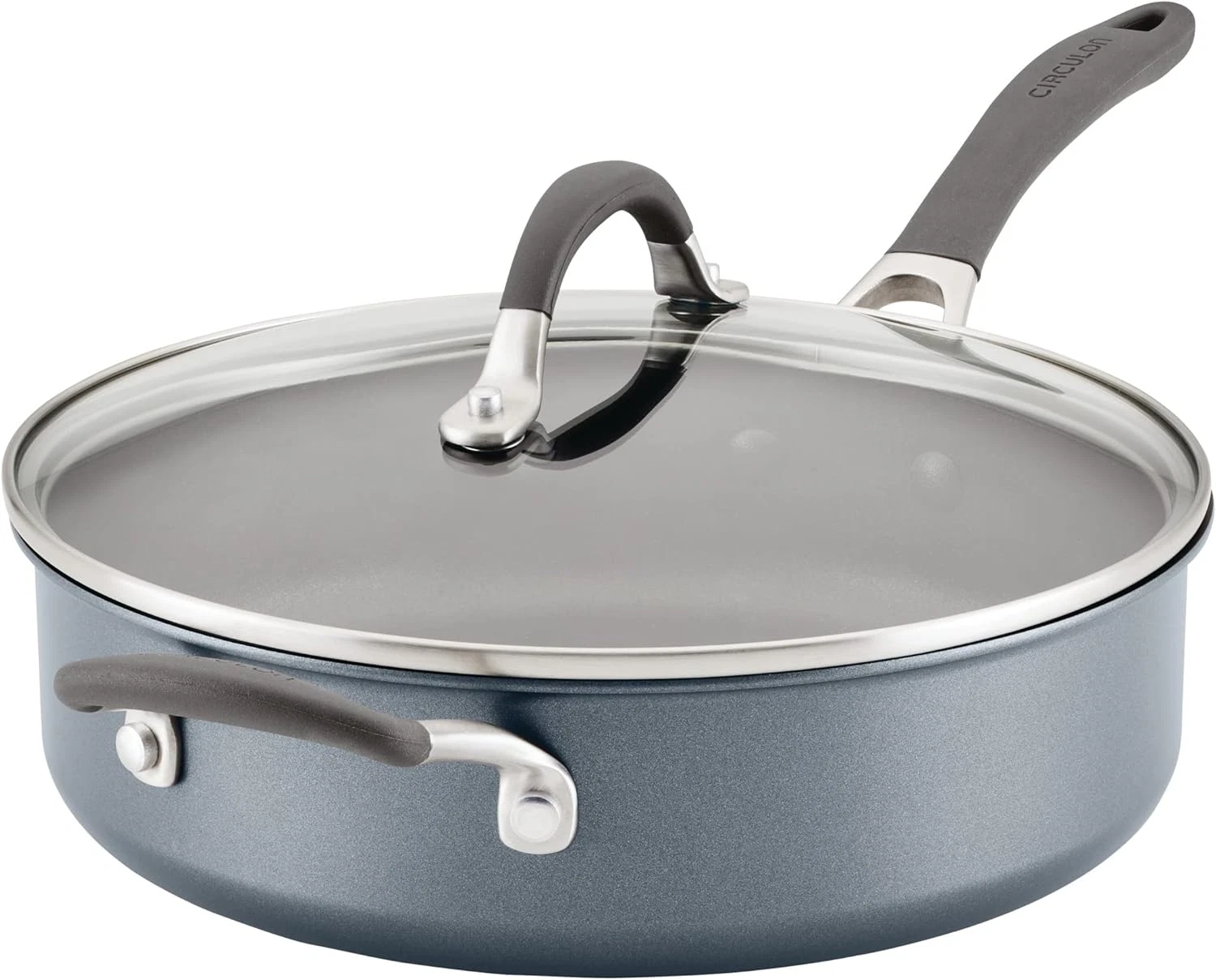 A1 Series 5Qt Nonstick Induction Sauté Pan with Scratchdefense and Lid