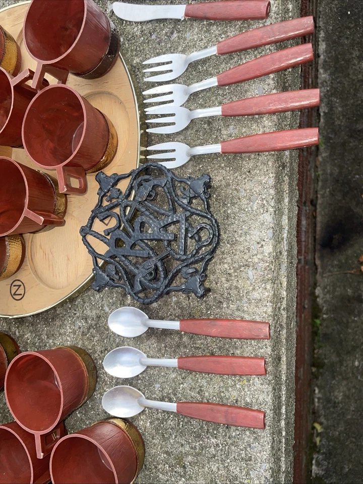 Raro 1953 Ideal Roy Rogers Dale Evans Western Juego de Cena Tazas de Té Barbacoa De Colección Foto 4 de 4