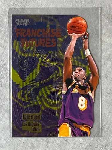 1997-98 Fleer Kobe Bryant Franchise Futures Die-Cut Insert #3 Los Angeles Lakers