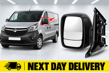 RENAULT TRAFIC 2014-2022 ELECTRIC DOOR WING MIRROR PASSENGER SIDE NEAR LEFT LH